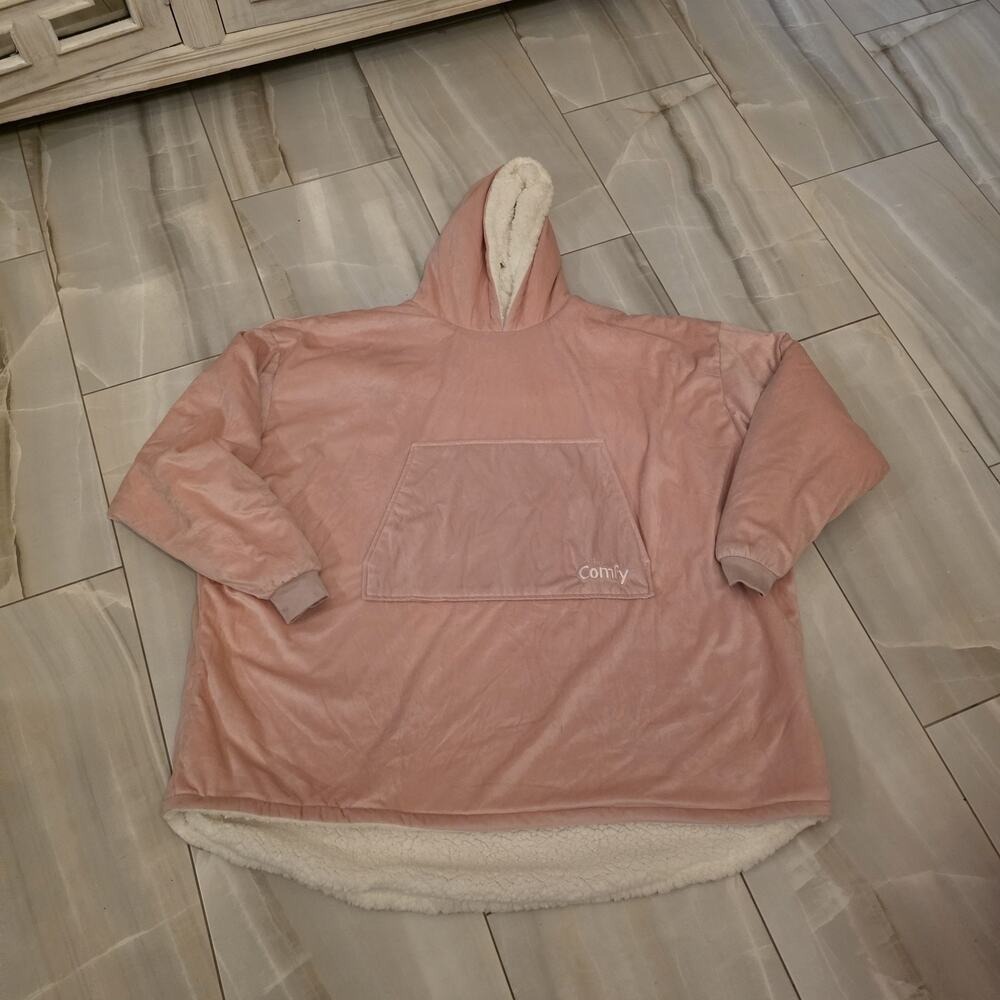 The‎ Comfy Original Wearable Hoodie Blanket Women One Size Pink Oversized Pocket